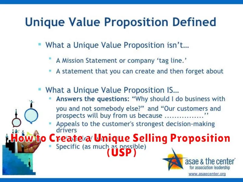 How to Create a Unique Selling Proposition (USP)